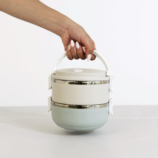 The Double Layered Stainless Steel Bowl (1200 ml) - On The Go
